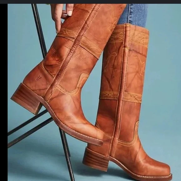 Frye Campus Stitching Horse Boots - Picture 13 of 14